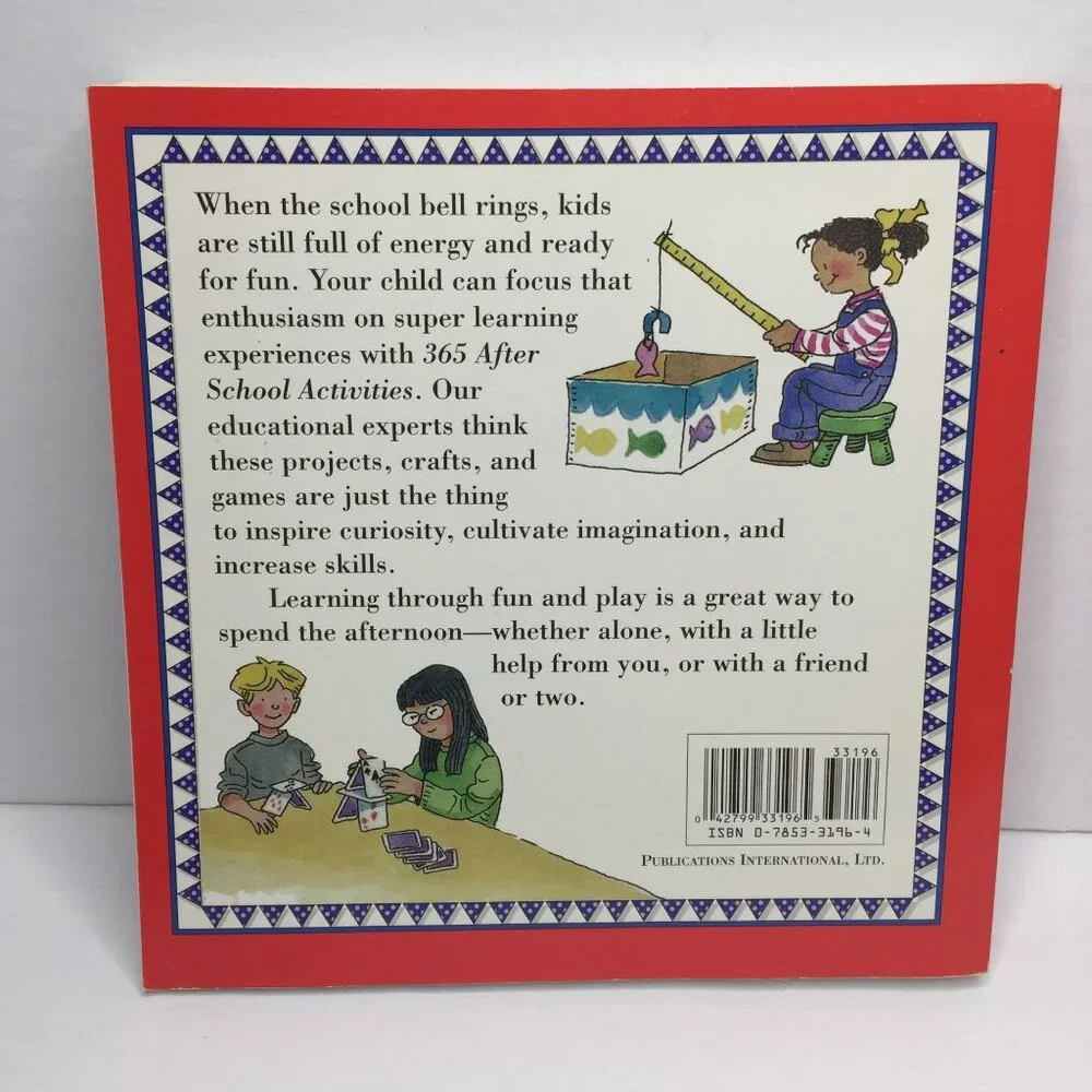 365 After School Activities Book Burton Halls Hoffman Play Dough Twig Boats